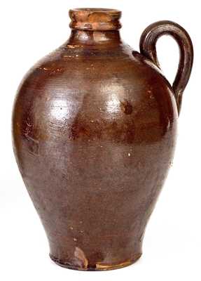 Fine Redware Jug, Shenandoah Valley of VA origin, early to mid 19th century