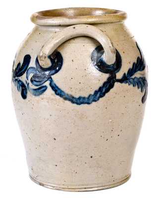 Scarce Open-Handled Baltimore Stoneware Jar, c1825