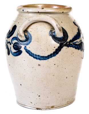 Scarce Open-Handled Baltimore Stoneware Jar, c1825