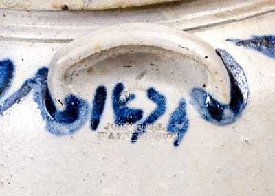 Extremely Important Solomon Bell Presentation Stoneware Jar, Made for Tillie Bell at JOHN BELL / WAYNESBORO Shop