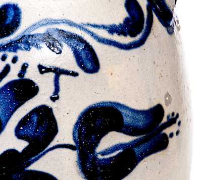 Extremely Important Solomon Bell Presentation Stoneware Jar, Made for Tillie Bell at JOHN BELL / WAYNESBORO Shop