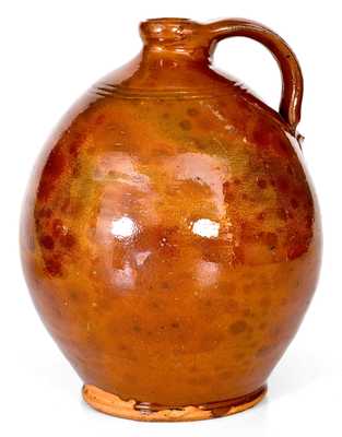 Ovoid New England Redware Jug