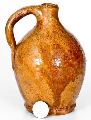 Small-Sized New England Redware Jug