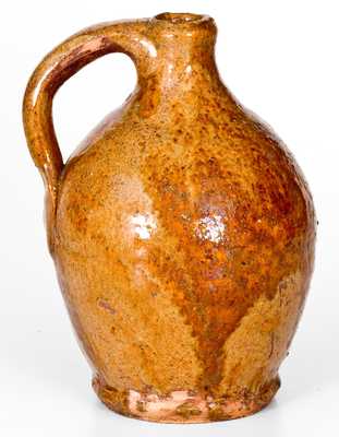 Small-Sized New England Redware Jug