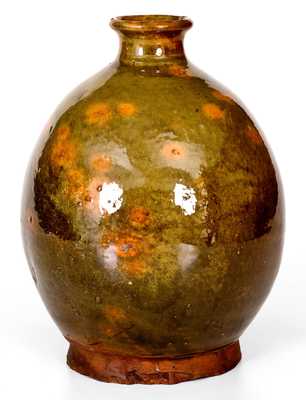 Ovoid Maine Redware Jug