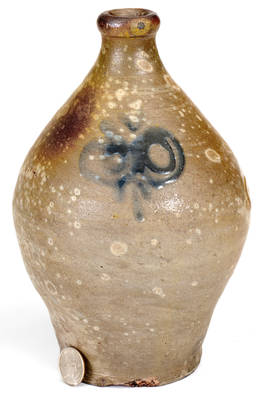 Stoneware Jug w/ Watch Spring Design, probably Capt. Morgan, Cheesequake, NJ, 18th century