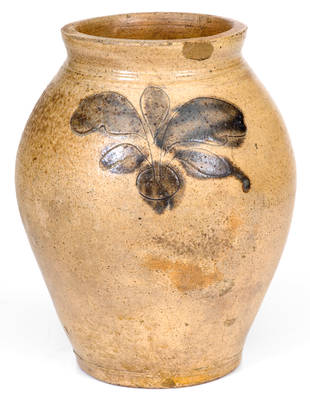 Half-Gallon Incised Stoneware Jar (attrib. John Remmey III, Manhattan, NY, circa 1805)