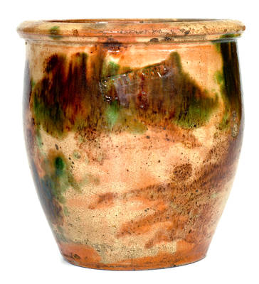 Fine S. BELL & SON / STRASBURG, VA Multi-Glazed Stoneware Jar