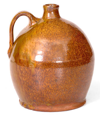 Glazed American Redware Jug