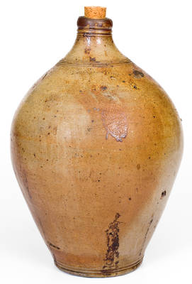 1 Gal. CHARLESTOWN Stoneware Jug with Iron-Oxide Dip