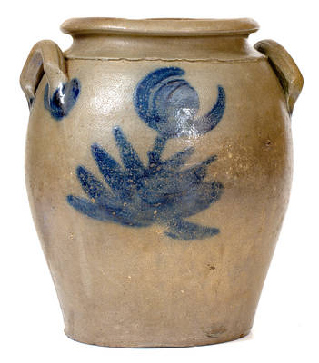 Exceptional attrib. J.P. Schermerhorn, Richmond, VA Area Stoneware Jar
