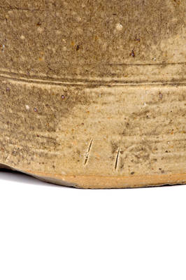 Pottersville, Edgefield, SC 6 Gal. Alkaline-Glazed Stoneware Jar w/ Elaborate Glaze