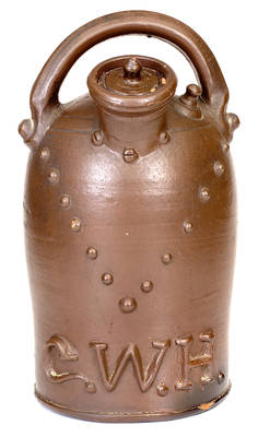 Exceptional Tennessee Stoneware Presentation Stoneware Harvest Jug, 