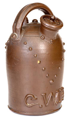 Exceptional Tennessee Stoneware Presentation Stoneware Harvest Jug, 