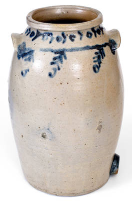 Exceedingly Rare PARR & BURLAND / BALTIMORE Stoneware Cooler (1815-1821)