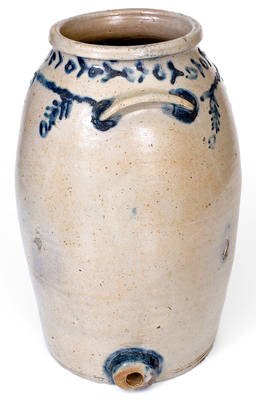 Exceedingly Rare PARR & BURLAND / BALTIMORE Stoneware Cooler (1815-1821)