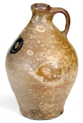 Stoneware Jug w/ Watch Spring Design, probably Capt. Morgan, Cheesequake, NJ, 18th century