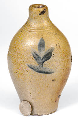 Rare attrib. Cornwall, NY Stoneware Flask