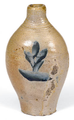 Rare attrib. Cornwall, NY Stoneware Flask