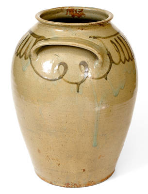 Large Chandler / Maker (Thomas Chandler, Edgefield District, SC) Stoneware Jar
