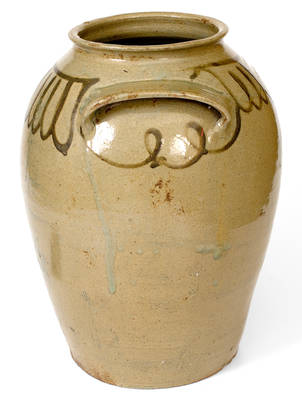 Large Chandler / Maker (Thomas Chandler, Edgefield District, SC) Stoneware Jar