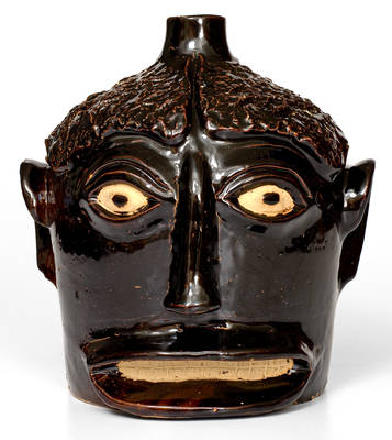 Ernest Galloway, Paducah, Kentucky Stoneware Face Jug