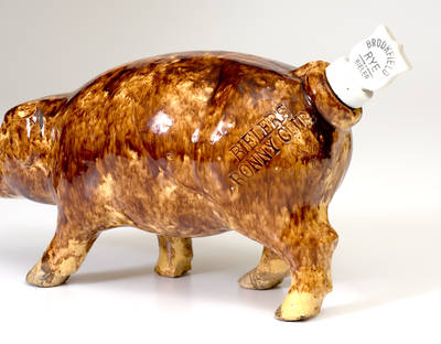 BIELER S RONNY CLUB Rockingham Pig Flask