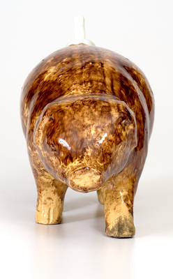 BIELER S RONNY CLUB Rockingham Pig Flask
