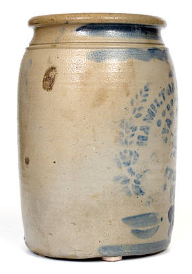 Two-Gallon HAMILTON & JONES / STAR POTTERY / GREENSBORO / PA Stoneware Jar