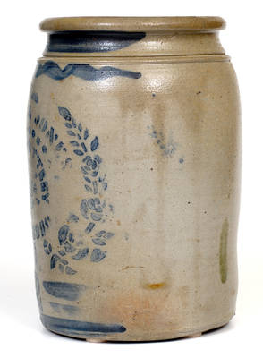 Two-Gallon HAMILTON & JONES / STAR POTTERY / GREENSBORO / PA Stoneware Jar