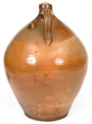 Fine CHARLESTOWN / GGG Iron-Decorated Stoneware Jug (Frederick Carpenter, Charlestown, MA)