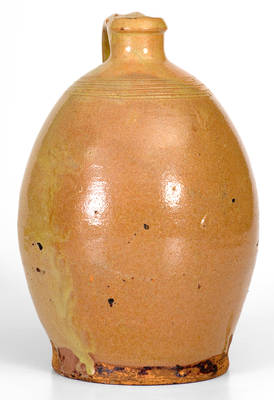 Glazed New England Redware Jug, possibly Vermont