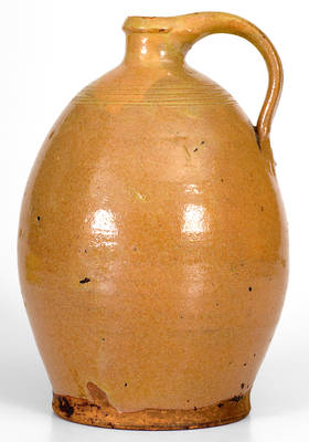 Glazed New England Redware Jug, possibly Vermont