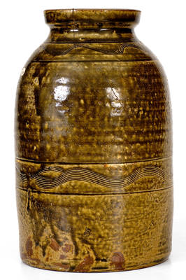 Attrib. Archibald McPherson, Belcher's Gap, DeKalb County, Alabama Stoneware Jar