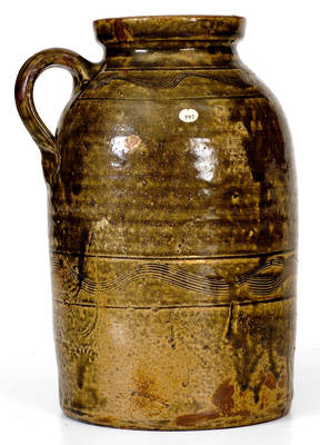 Attrib. Archibald McPherson, Belcher s Gap, DeKalb County, Alabama Stoneware Jar