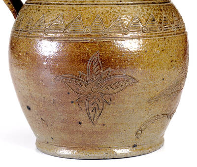 Exceptional Chester Webster, Randolph County, NC Stoneware Pitcher