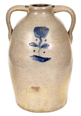 Large-Sized WESTHAFER AND LAMBRIGHT (Tuscawaras County, OH) Open-Handled Stoneware Jar