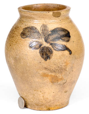 Half-Gallon Incised Stoneware Jar (attrib. John Remmey III, Manhattan, NY, circa 1805)