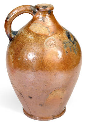 CORLEARS HOOK Stoneware Jug, African-American Potter Thomas Commeraw, Lower East Side of Manhattan, c1810