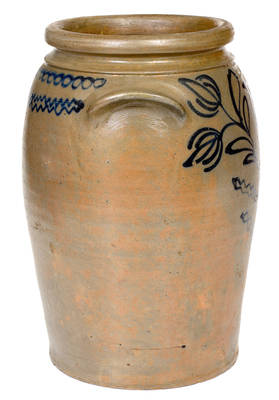 Fine B.C. MILBURN / ALEXA (Alexandria, VA) One-and-a-Half-Gallon Stoneware Jar, Illustrated on Cover of Wilder