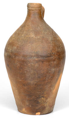 Quart-Sized Stoneware Jug, attributed to Edward Webster, Fayetteville, NC, circa 1820