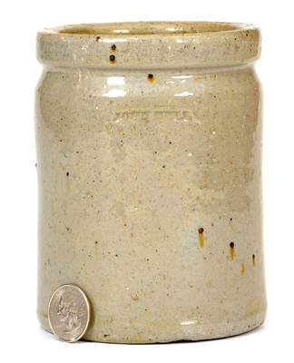 Small-Sized JOHN BELL / WAYNESBORO, PA Glazed Stoneware Jar