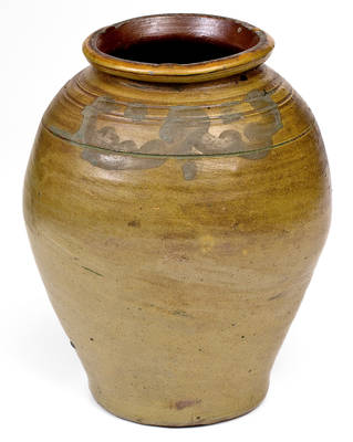 Attrib. Clarkson Crolius (New York City) Stoneware "PEARS" Jar