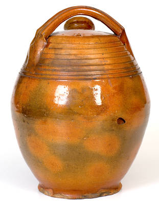 American Redware Harvest Jug