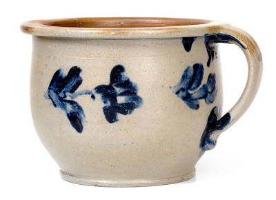 Extremely Rare Stoneware Chamberpot attrib. Henry Harrison Remmey, Philadelphia, PA, c1835