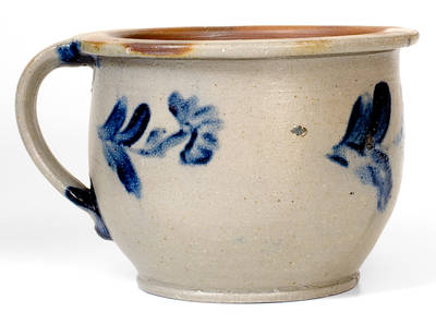 Extremely Rare Stoneware Chamberpot attrib. Henry Harrison Remmey, Philadelphia, PA, c1835