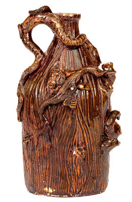 Rare Small-Sized Bray Brothers Stoneware Temperance Jug, Illinois, Kentucky or Indiana, c1880-90