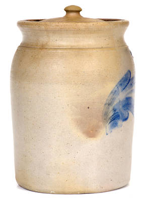 SIPE, NICHOLS & CO. / WILLIAMSPORT, PA Lidded Stoneware Jar