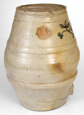 Five-Gallon Incised Ohio Stoneware Water Cooler