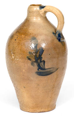 Small-Sized Early Cornwall, NY Cobalt-Decorated Stoneware Jug